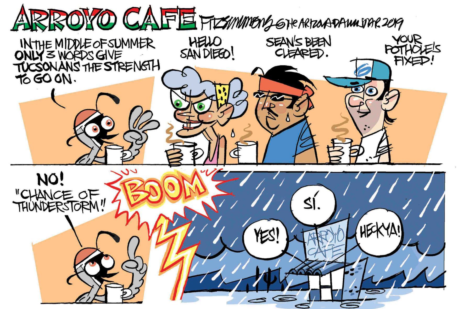 Daily Fitz Cartoon: Rain